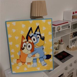 Bluey and Bingo Wall Art